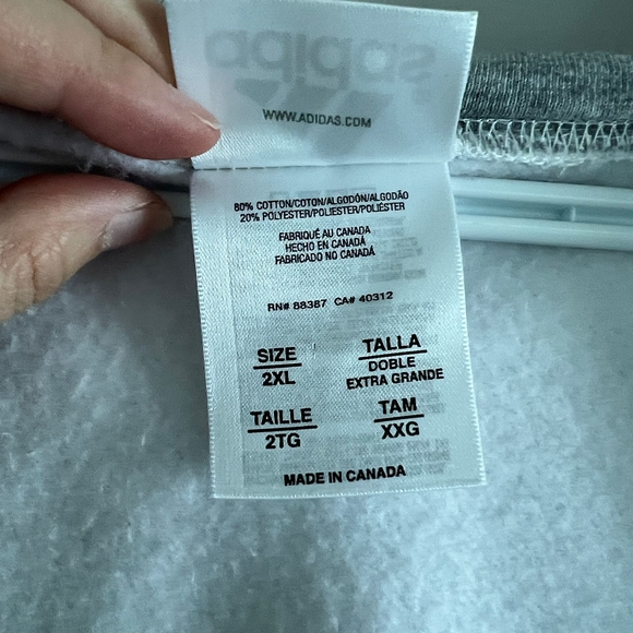 Gray Hoodie with Embroidered Detail - Picture 5 of 6